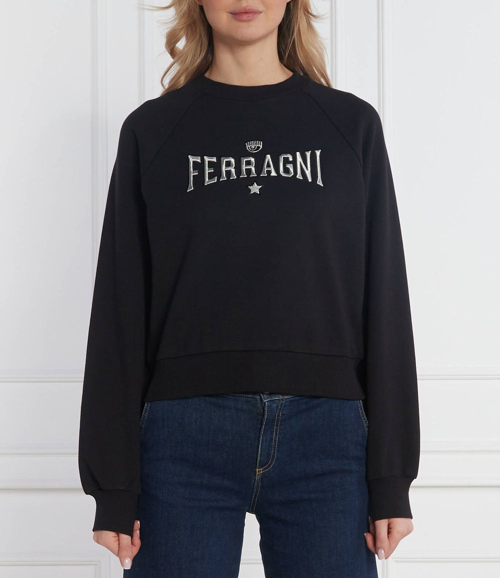 Худи Chiara Ferragni - черный(76CBIC01CFK02)