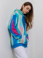 Ветровка Adidas Hyperreal Allover Print Hoodie HK5142