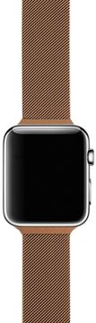 Ремешок миланская петля moonfish для Apple watch - 42/44/45/49 мм, золотой
