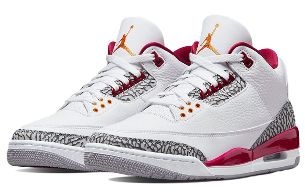 Jordan Air Jordan 3 Retro Cardinal Red Hyper Sneakers
