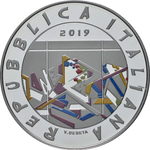 ИТАЛИЯ, 2019, 5 ЕВРО [СЕРЕБРО]