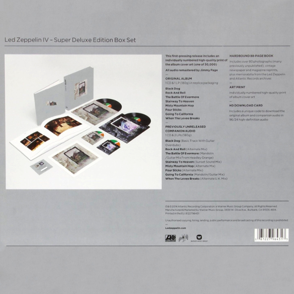 Led Zeppelin / Led Zeppelin IV (Super Deluxe Edition)(2LP+2CD)