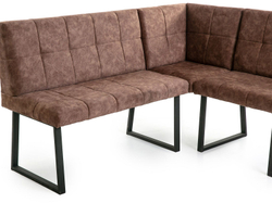 Модульный угловой диван Реал Коньяк/Черный муар