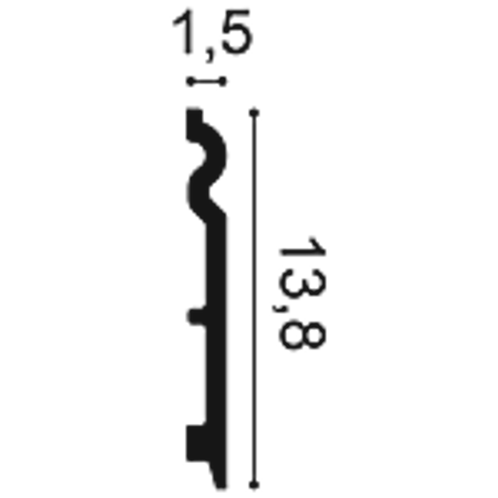 Плинтус Byblos DUROPOLYMER® SX138