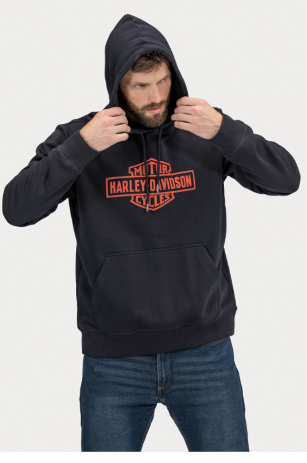 Толстовка Oil Can Bar & Shield Distressed Harley-Davidson