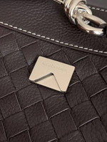 Мужская коричневая сумка-мессенджер Bottega Veneta Andiamo Small