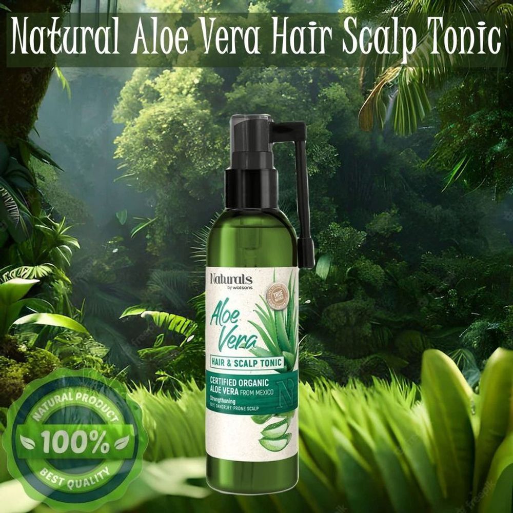 🌿💧Натуральный тоник для волос и кожи головы с экстрактом алоэ вера💧🌿