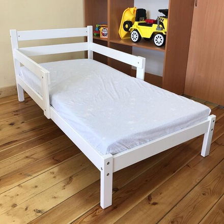 Кровать подростковая "Софа 2" 180*90 см белый 2 борта, (СЧ)