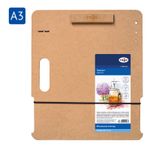 Планшет-клипборд МДФ, А3 (40*47см) Гамма "Московская палитра", магнитный зажим, ручка