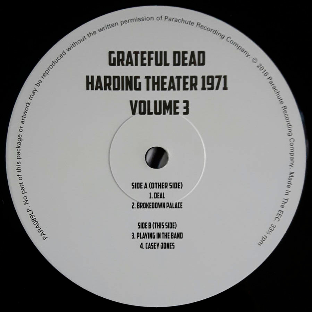 Grateful Dead / Harding Theater 1971 Volume 3 (2LP)