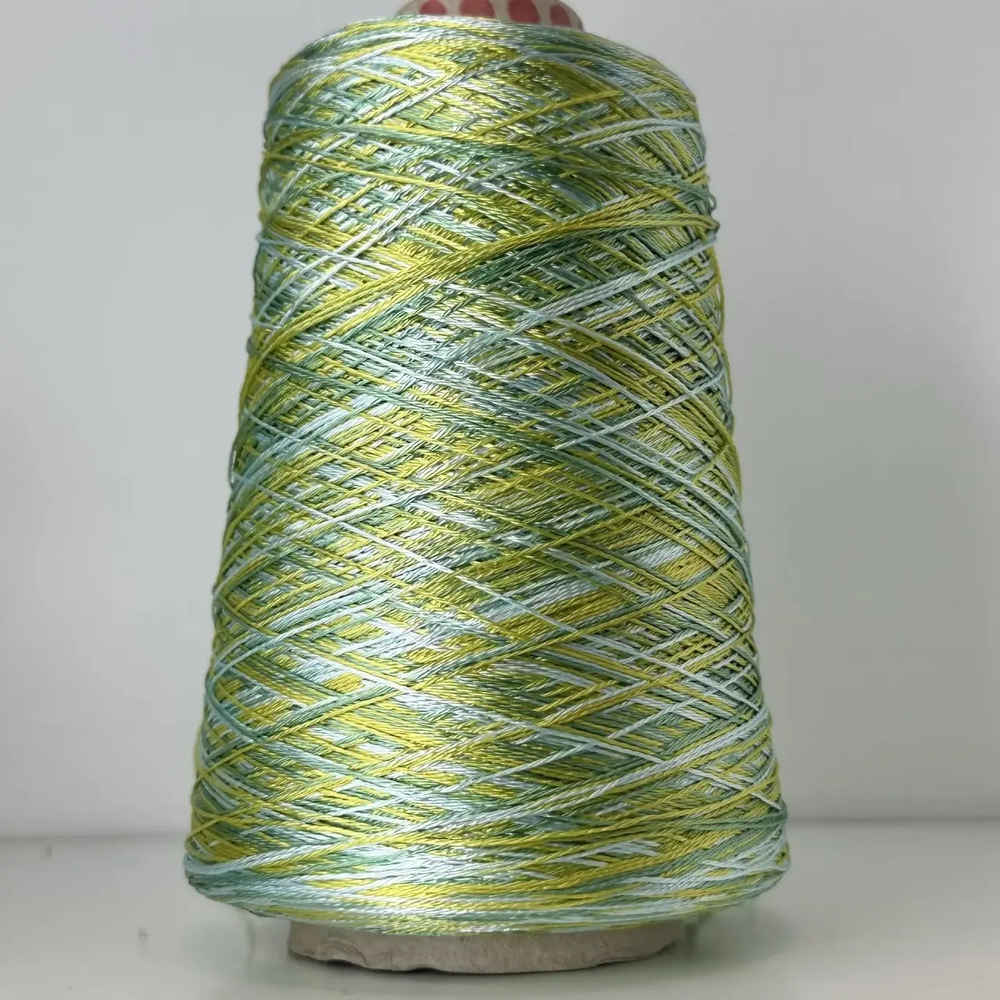 3589K - Missoni; 100% вискоза; 650м/100гр; col. 002, цвет: салатовый, голубой; S506