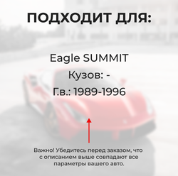 Ремкомплект ограничителей дверей Eagle SUMMIT (2 двери, тип 7) 1989-1996