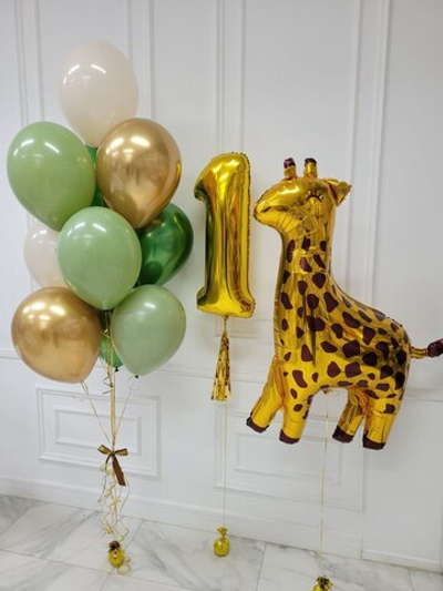 Воздушные на шарики на годик №20