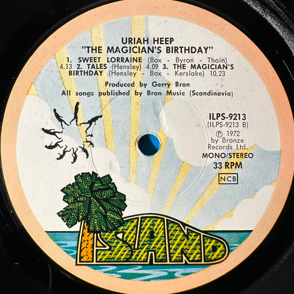 Uriah Heep ‎– The Magician's Birthday (Скандинавия 1972г.)