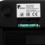 Весы напольные диагностические KITFORT КТ-805, электронные, вес до 180 кг, квадрат, стекло, черные