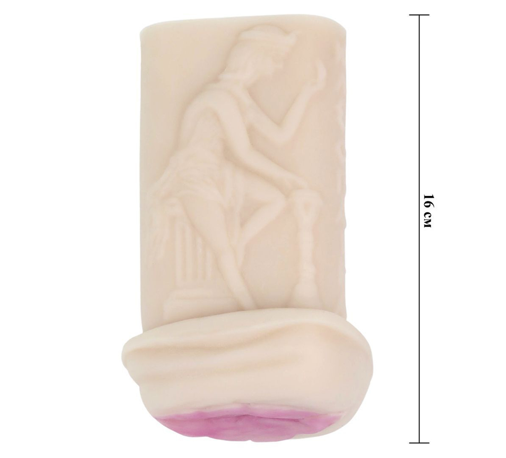 Мастурбатор-вагина LOVETOY, киберкожа, 16 см, под виброяйцо