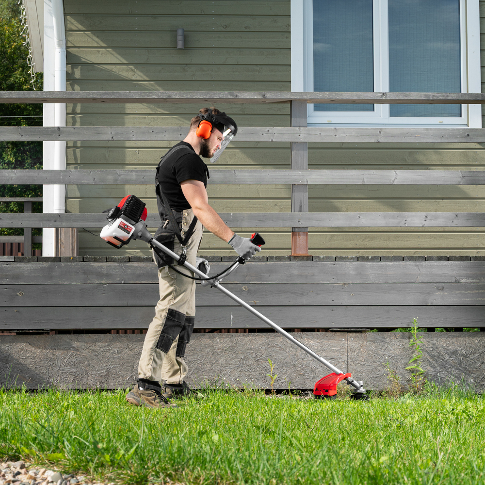 Триммер бензиновый MT-43, 43 см³, неразъемная штанга, состоит из 2 частей MTX