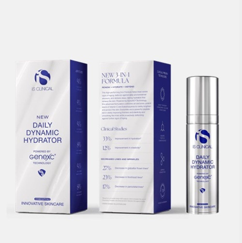 iS Clinical Daily Dynamic Hydrator Увлажняющий крем с экстромозимами и витаминами С 50 гр