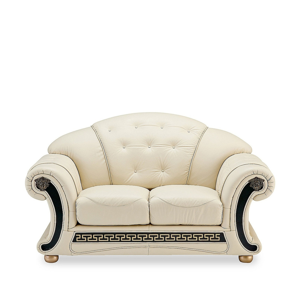 Диван 2-х местный Versace лавсит белый