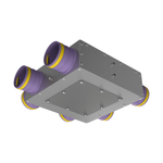 Присоединительная коробка концевая KVF 160/75×6 на 6 выходов