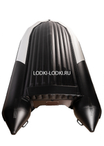 Хантер 420 ПРО белый-черный (лодка ПВХ под мотор НДНД)