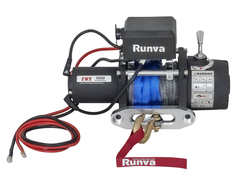 Лебёдка автомобильная электрическая 12V Runva EWX5000SR 2268 кг (синтетический трос)
