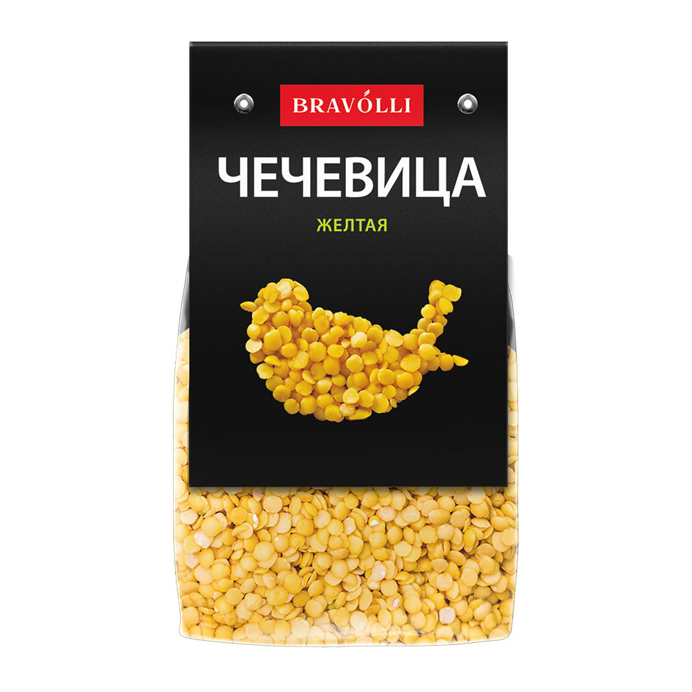 Крупа Чечевица Желтая Bravalli 350 гр