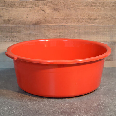 Таз 12л "Элластик", цвет красный