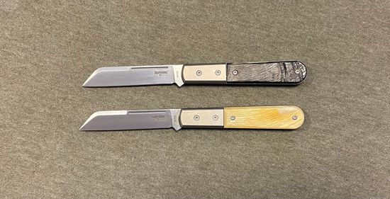 Складной нож Lion Steel "BARLOW Dom" L/CK0115 RM c клинком из стали Böhler M390 Microclean®, рукоять титан / Рог