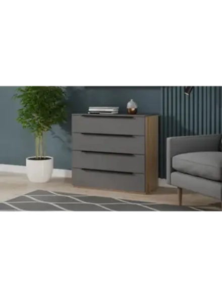 Комод для одежды Яблоня матовый 90х45х84 см