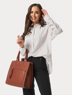 Сумка через плече большая квадратная А4