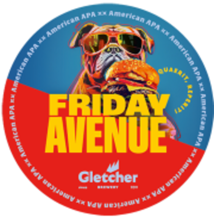 Пиво Глетчер Фрайдей Авеню Американский Пэйл Эль / Gletcher Friday Avenue American Pale Ale 20л - кег