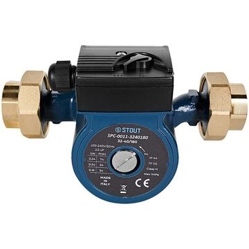 Циркуляционный насос Stout 32-40/180 с латунными гайками (SPC-0011-3240180)