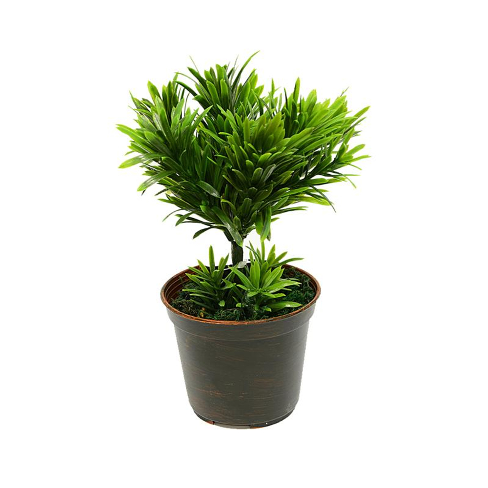 Растение иск.Дерево мини в кашпо 22cм