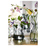 Ваза IKEA OMTANKSAM (ОМТЭНКСАМ), Светло-серый, 30 см