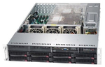 Сервер Supermicro SuperServer 6029P-TR без процессора/без ОЗУ/без накопителей/количество отсеков 3.5" hot swap: 8/LAN 1 Гбит/c
