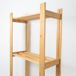 Стеллаж деревянный Альберт 159 см, бейц