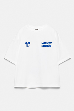 PULL&BEAR Футболка Mickey Mouse, цвет льда