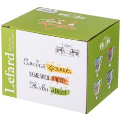 КРУЖКА LEFARD "ПОЗИТИВ" 380МЛ