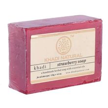 Натуральное мыло с клубникой Khadi Natural Strowberry soap, 125 г