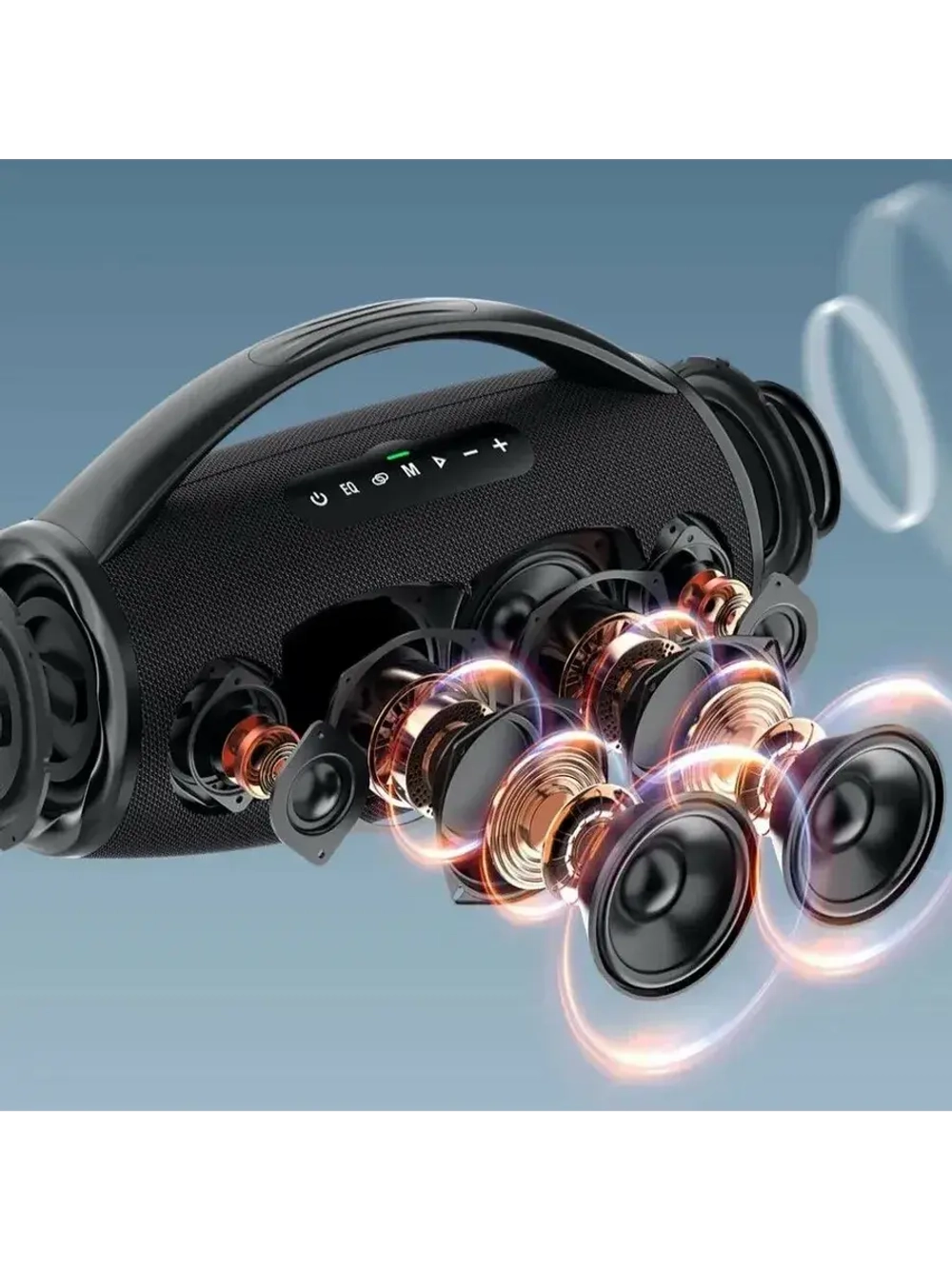 Портативная Bluetooth колонка Zealot S87 80W черный