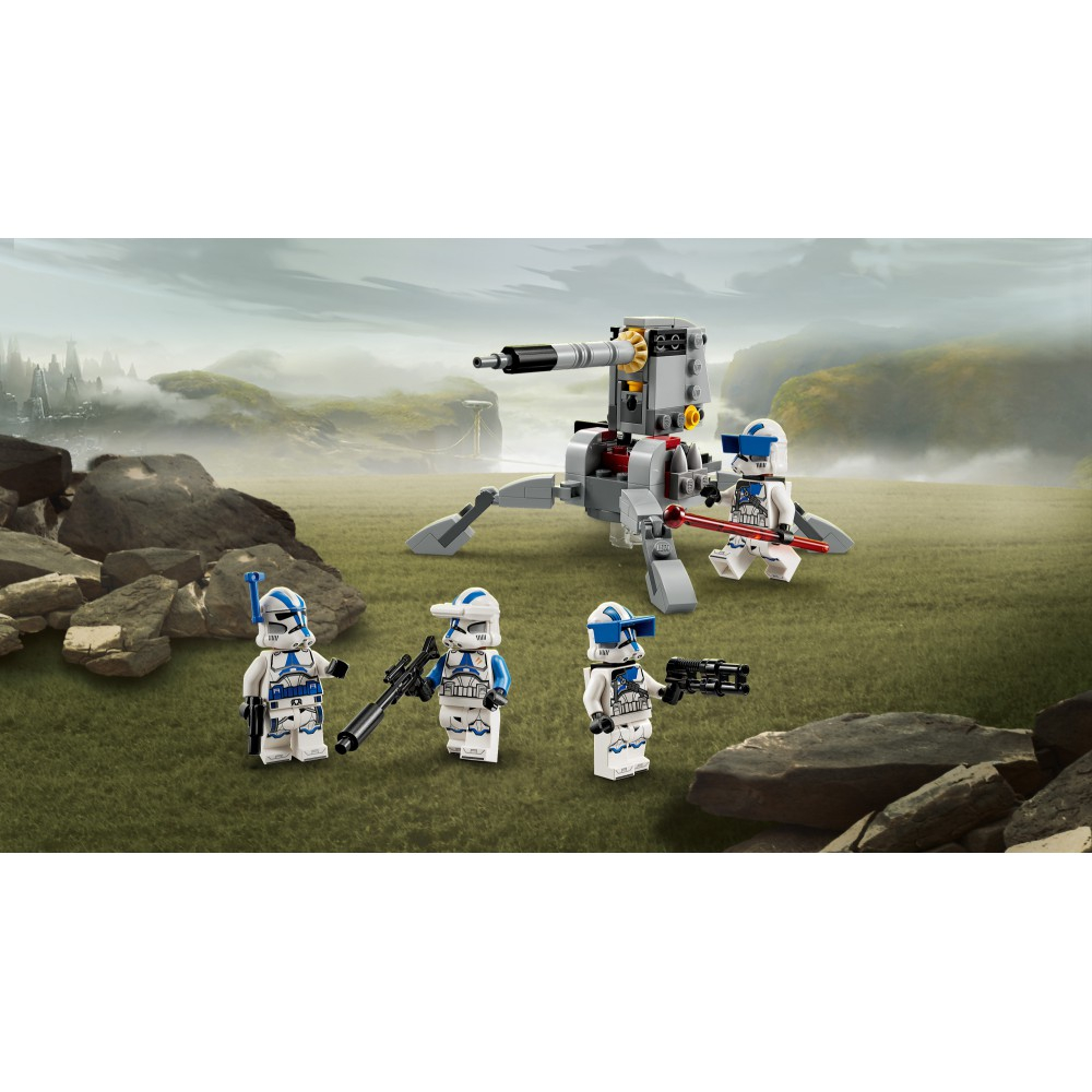 Конструктор LEGO Star Wars 75345 Боевой набор Солдаты-клоны 501-го легиона — фото 11