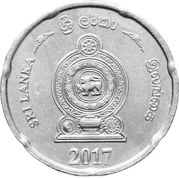 2 рупии 2017 Шри-Ланка