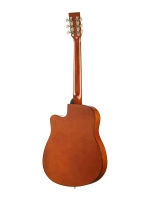 Homage LF-3800CT-N,SB Фольковая 6-струнная гитара 38" с вырезом.
