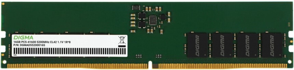 Модуль памяти DDR5 16GB Digma DGMAD55200016S