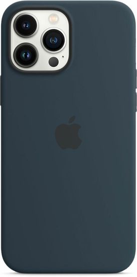 Чехол-накладка Apple Silicone Case with MagSafe for iPhone 13 Pro Max, «синий омут»