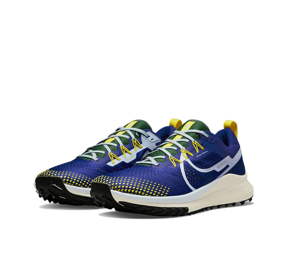 Мужские кроссовки Nike React Pegasus Trail 4 'Deep Royal Yellow Strike' DJ6158-400