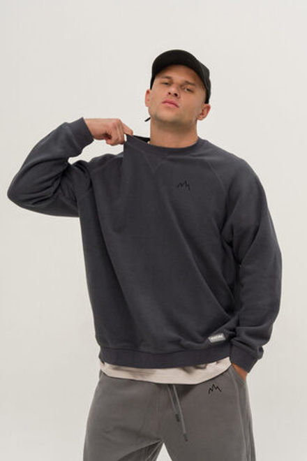 Толстовка KUL'TURA "FLEECE" Темно-серый