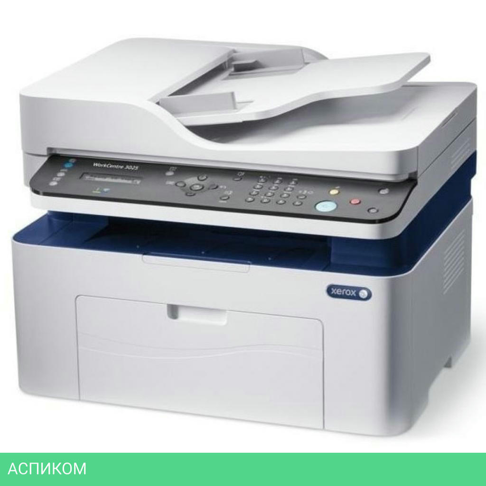 МФУ Xerox WorkCentre WC3025NI (3025V_NI) белый/синий