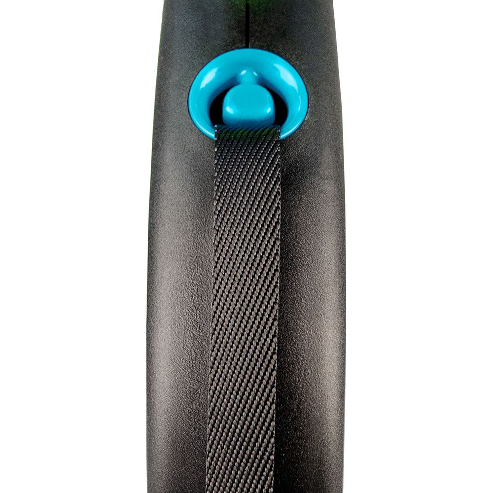 Рулетка flexi Black Design M (до 25 кг) 5 м лента черный/синий Рулетка flexi Black Design M (до 25 кг) 5 м лента черный/синий